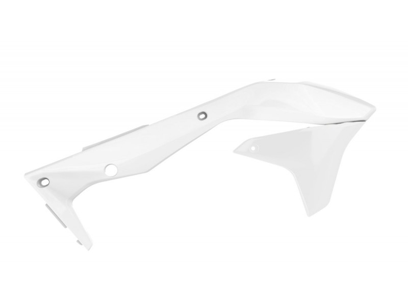Radiator scoops POLISPORT 8418300002 (pereche) Alb