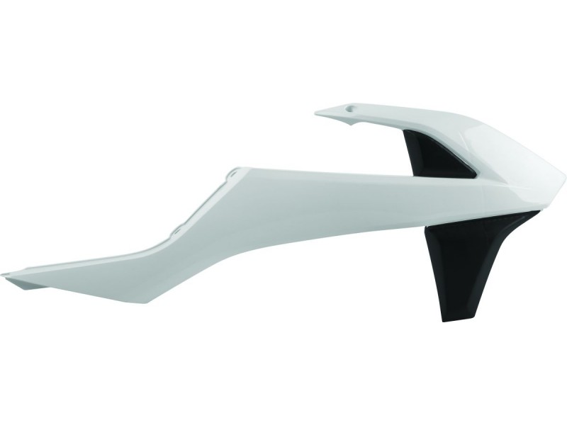 Radiator scoops POLISPORT 8417800004 (pereche) alb/negru