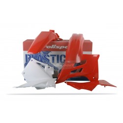 Kit plastice POLISPORT 90197 red/white Kit plastice POLISPORT 90197 red/white