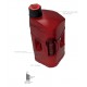 Utility can POLISPORT PROOCTANE 8460000001 20 l with standard cap + 250 ml mixer + hose clear red