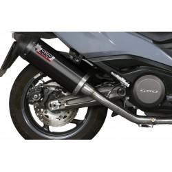Sistem de evacuare complet 2x1 MIVV OVAL O.009.LVC Steel black / Carbon cap Sistem de evacuare complet 2x1 MIVV OVAL O.009.LVC Steel black / Carbon cap