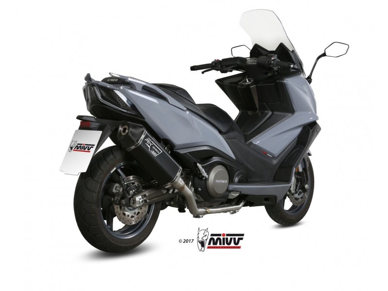 Sistem de evacuare complet 2x1 MIVV SPEED EDGE O.009.LRB negru otel Sistem de evacuare complet 2x1 MIVV SPEED EDGE O.009.LRB negru otel