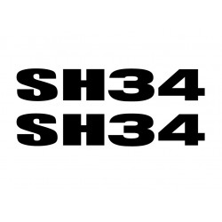 Stickers SHAD 501588R for SH34 Stickers SHAD 501588R for SH34