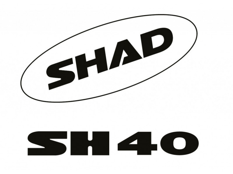 Stickers SHAD D1B401ETR for SH40 Stickers SHAD D1B401ETR for SH40