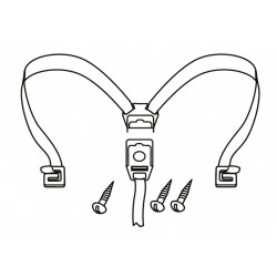 Flexible strap SHAD D1B46CGR for SH46 Flexible strap SHAD D1B46CGR for SH46