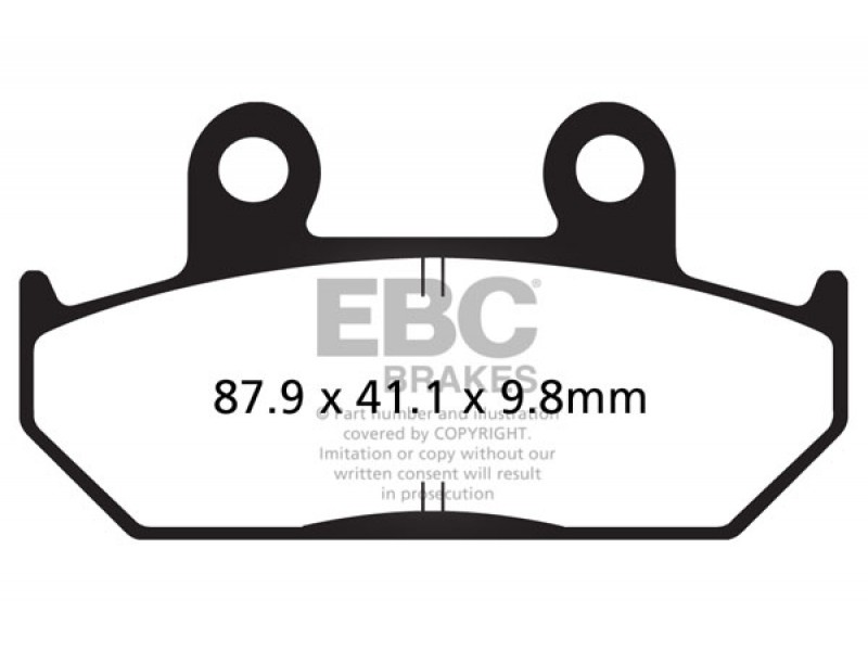 Placute de frana EBC FA124/2 Placute de frana EBC FA124/2