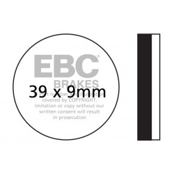 Placute de frana EBC FA100 Placute de frana EBC FA100