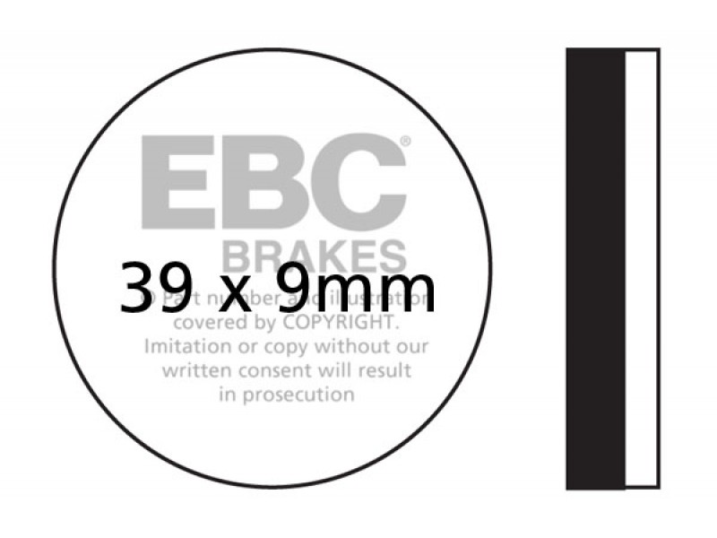Placute de frana EBC FA100