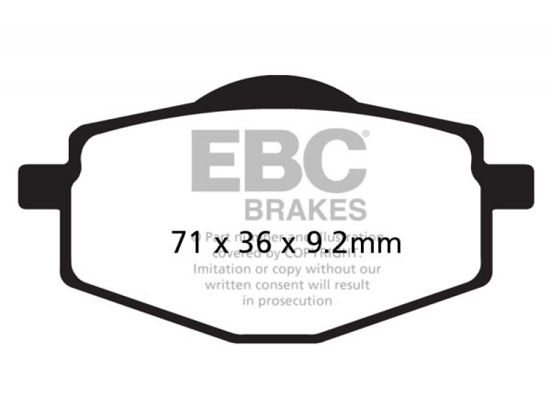 Placute de frana EBC FA101 Placute de frana EBC FA101