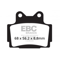 Placute de frana EBC FA104 Placute de frana EBC FA104