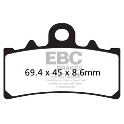 Placute de frana EBC FA606 Placute de frana EBC FA606