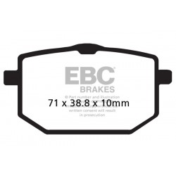 Placute de frana EBC FA118 Placute de frana EBC FA118