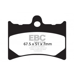 Placute de frana EBC FA126 Placute de frana EBC FA126
