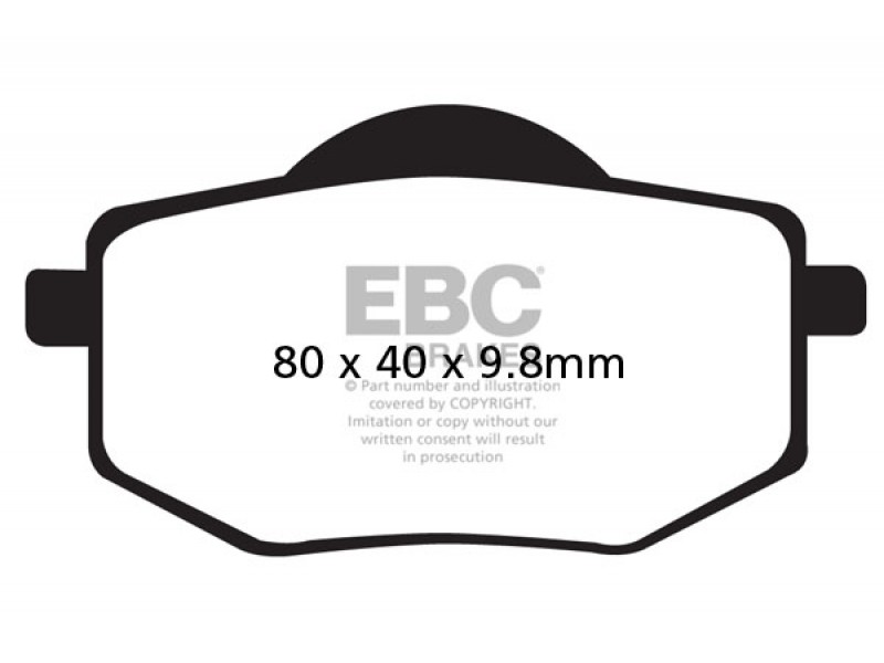 Placute de frana EBC FA136 Placute de frana EBC FA136