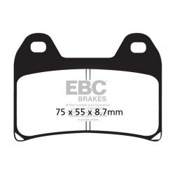 Placute de frana EBC FA244 Placute de frana EBC FA244