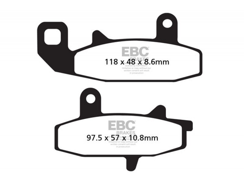 Placute de frana EBC FA147 Placute de frana EBC FA147