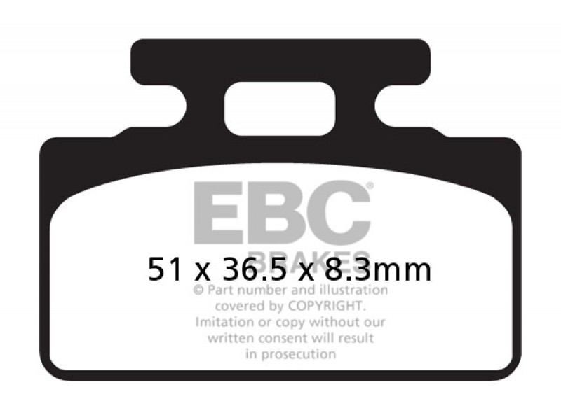 Placute de frana EBC FA151 Placute de frana EBC FA151