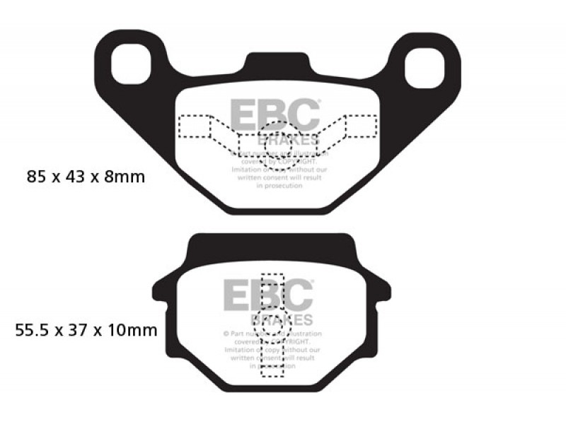 Placute de frana EBC FA251
