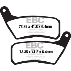 Placute de frana EBC FA654 Placute de frana EBC FA654
