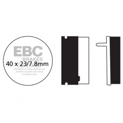 Placute de frana EBC FA155 Placute de frana EBC FA155