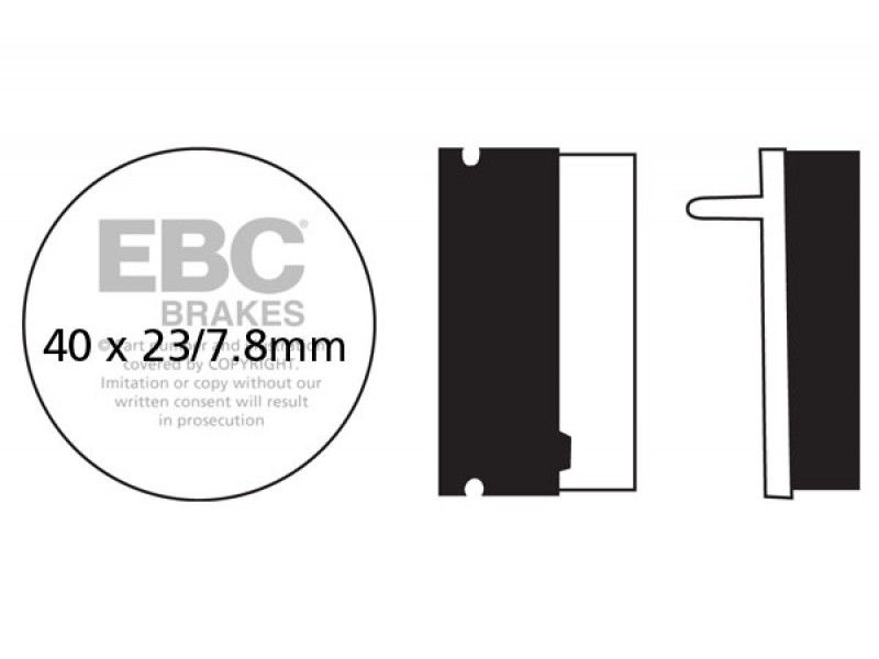 Placute de frana EBC FA155 Placute de frana EBC FA155