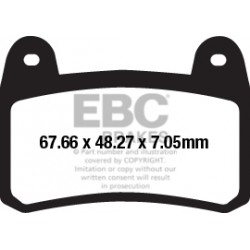 Placute de frana EBC FA658 Placute de frana EBC FA658