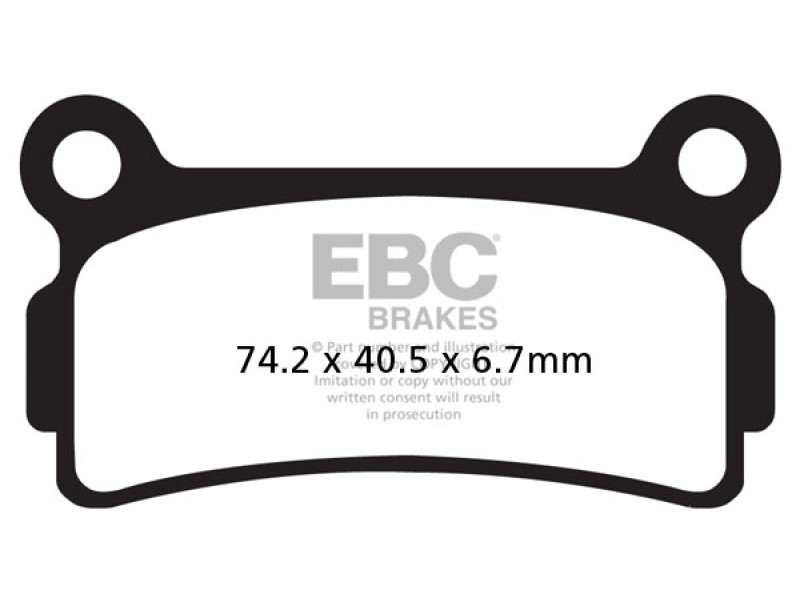 Placute de frana EBC FA164 Placute de frana EBC FA164