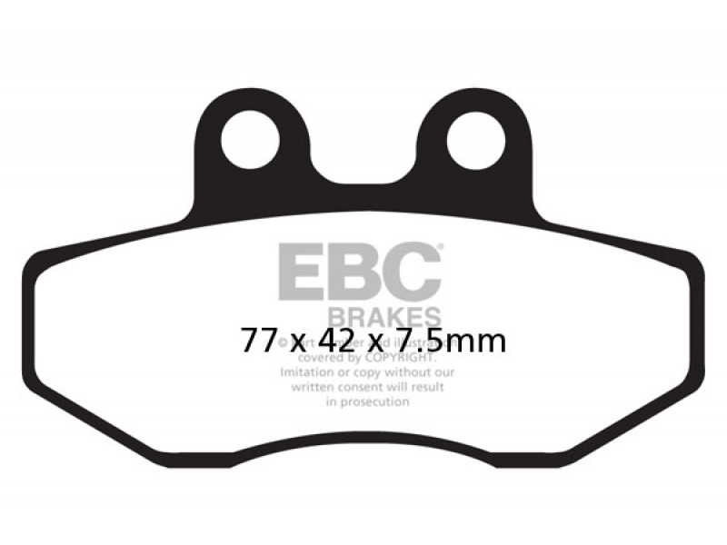 Placute de frana EBC FA167 Placute de frana EBC FA167