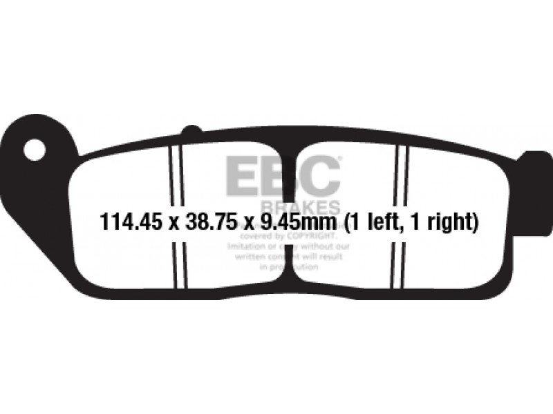 Placute de frana EBC FA672