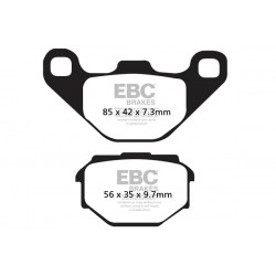 Placute de frana EBC FA173 Placute de frana EBC FA173