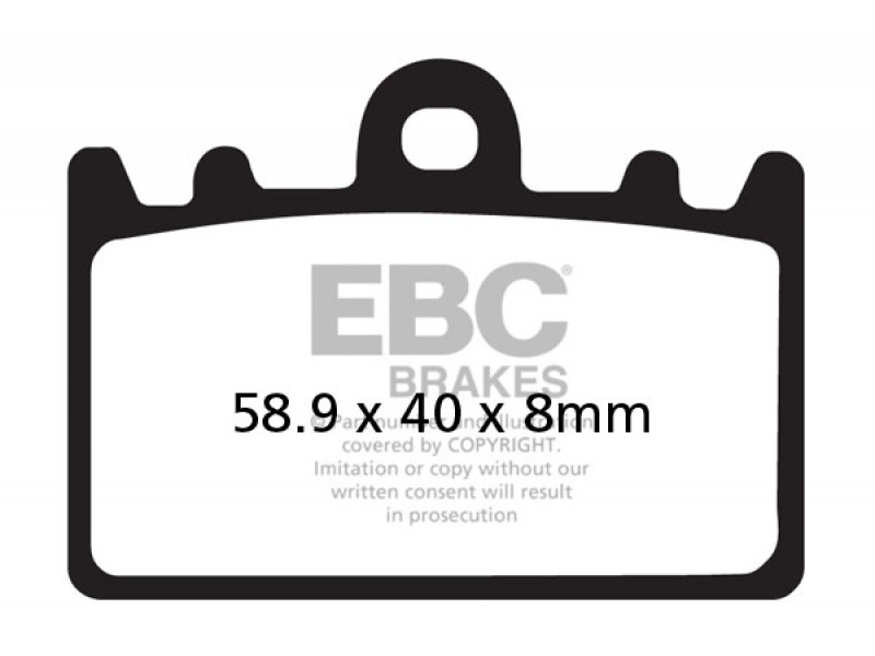 Placute de frana EBC FA180 Placute de frana EBC FA180