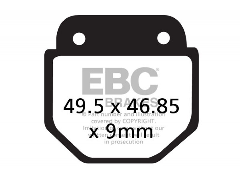 Placute de frana EBC FA486 Placute de frana EBC FA486