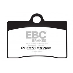 Placute de frana EBC FA095 Placute de frana EBC FA095