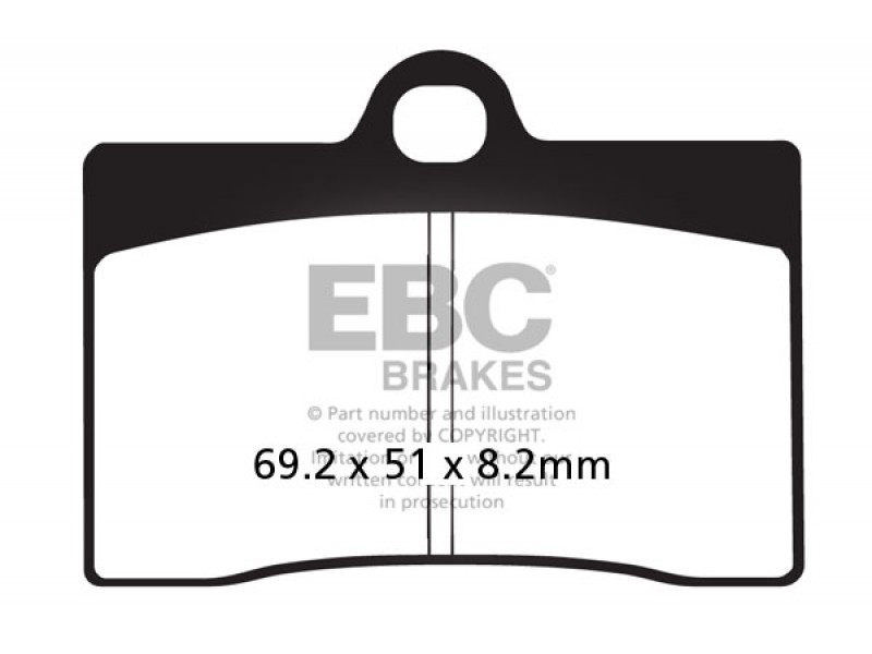 Placute de frana EBC FA095 Placute de frana EBC FA095