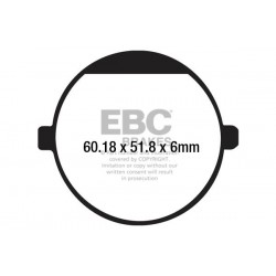 Placute de frana EBC FA198 Placute de frana EBC FA198