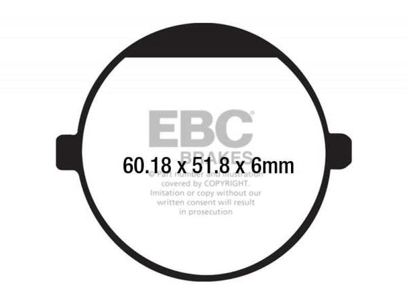 Placute de frana EBC FA198