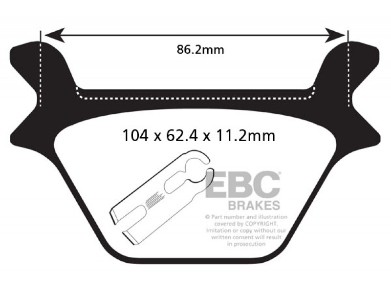 Placute de frana EBC FA200HH