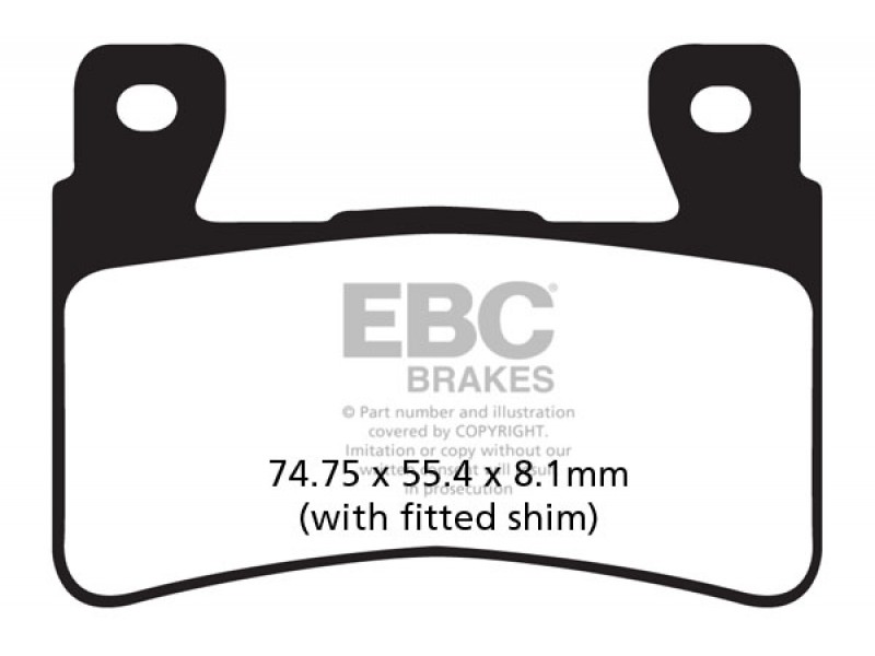Placute de frana EBC FA265HH Placute de frana EBC FA265HH