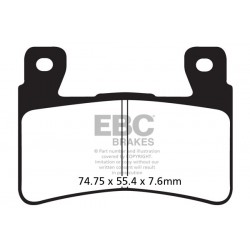 Placute de frana EBC FA296HH Placute de frana EBC FA296HH