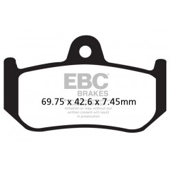 Placute de frana EBC FA320HH Placute de frana EBC FA320HH