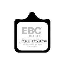 Placute de frana EBC FA322/4HH Placute de frana EBC FA322/4HH