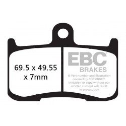 Placute de frana EBC FA347HH Placute de frana EBC FA347HH