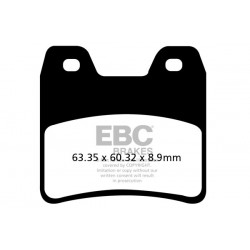 Placute de frana EBC FA348HH Placute de frana EBC FA348HH