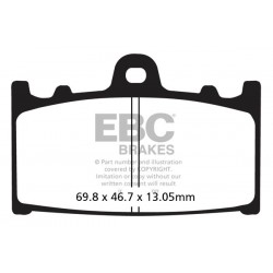 Placute de frana EBC FA366HH Placute de frana EBC FA366HH