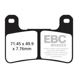Placute de frana EBC FA379HH Placute de frana EBC FA379HH