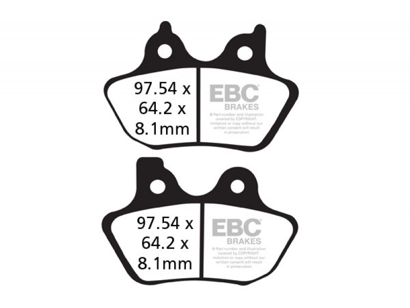 Placute de frana EBC FA400HH