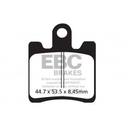 Placute de frana EBC FA423/4HH Placute de frana EBC FA423/4HH