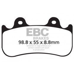 Placute de frana EBC FA455HH Placute de frana EBC FA455HH