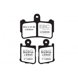 Placute de frana EBC FA499/4HH Placute de frana EBC FA499/4HH