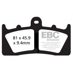 Placute de frana EBC FA613HH Placute de frana EBC FA613HH